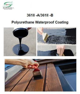 China 361II-A/361II-B Polyurethane Waterproof Coating with Good Resilience for sale