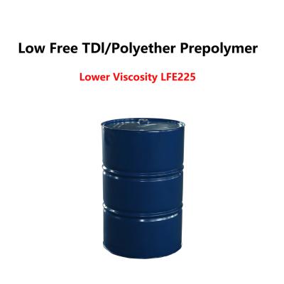 China Low Free TDl/ Polyether Prepolymer Lower Viscosity LFE225 for sale