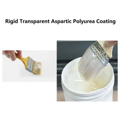 China Rigid Transparent Aspartic Polyurea Coating Abrasion Resistant for sale