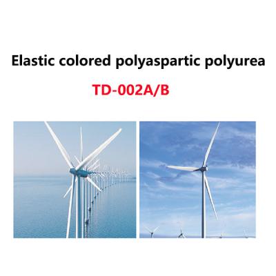 China Elastic Two Component Colored Polyaspartic Polyurea TD-002A/B for sale