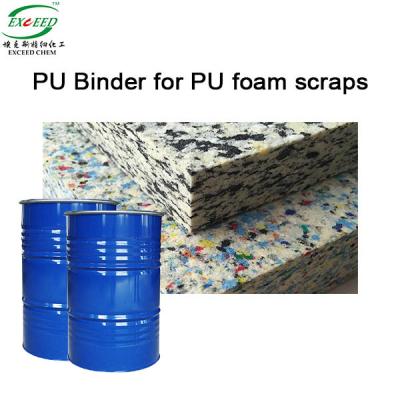 China Polyurethane Adhesive Glue PU Binder For Recycled Foam Scraps for sale