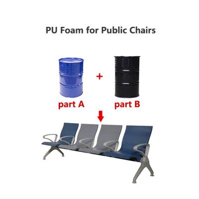 China Polyurethane-stijf schuim voor openbare stoelen en stoelen en duurzaam voor gebieden met veel verkeer Te koop