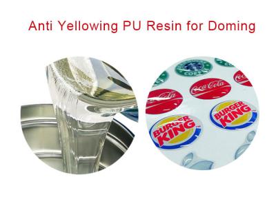 China Two Component Shore 65 Polyurethane Doming Resin for sale