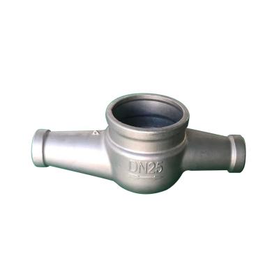 China Custom Flowmeter Stainless Steel Mount For Water Flow Meter Housing Flowmeter Body for sale