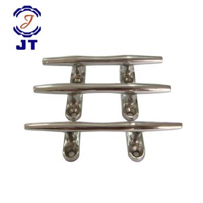 China Boat Hardware Fitting Customized Casting Stainless Steel Yacht Cleat For Buckle The Rope for sale