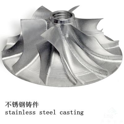 China Helicopters Stainless Steel Wax Investment Casting Lost Impeller For Turbojet Engine Part for sale