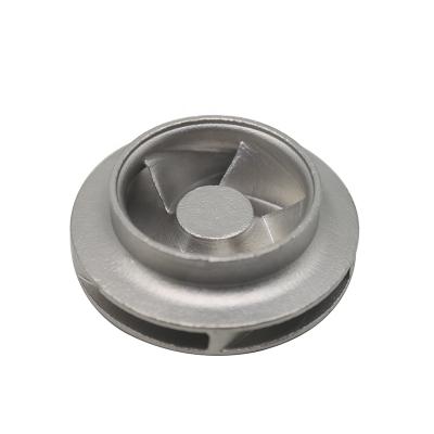 China Machinery Parts Lost Wax Precision Casting Stainless Steel Impeller For Pump Spare Parts for sale