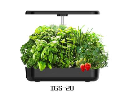 China Herb Hydroponics Grow Kit Led Light Modern Original Indoor Garden System Indoor Smart Garden Igs-20 12 Pods Design for sale