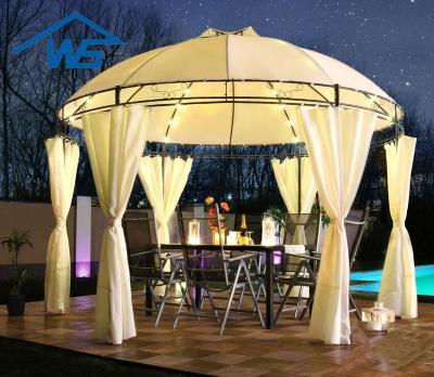 China 3.5m High Garden Set With Super Luxury LED Gazebo for sale