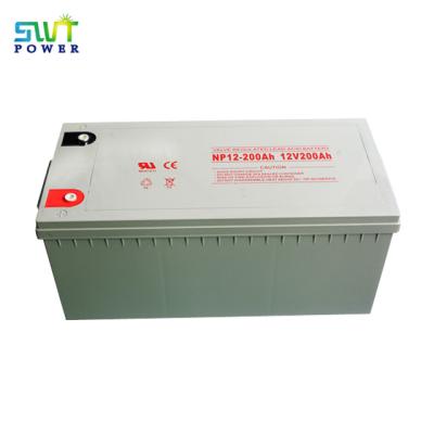 China Rechargeable Battery 12v 48v 200ah Lead Acid Battery AGM Battery For UPS System Use 200ah for sale