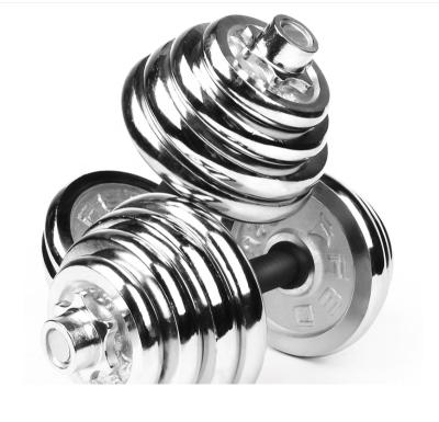 China Bodybuilding Anti-Slip High Quality Durable Adjustable Gym Dumbbell With Black Rubber Bar For Wholesale for sale