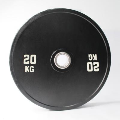 China Universal Weightlifting 50mm Custom Black Barbell Weight Bumper Plates For Wholesale for sale