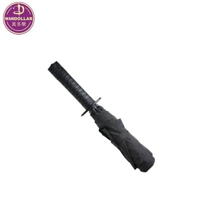 China Toy Present Classic Samurai Sword Handle Black Umbrella Umbrella Kids Boys Trick Instrument Toy Present Mini Kids Boys Trick Instrument Shorts for sale