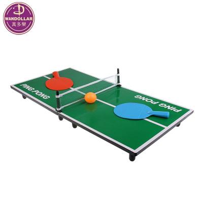 China Foldable Table Sports Mini Portable Tabletop Table Tennis Ping Pong Board Game Set for Kids Toys for sale