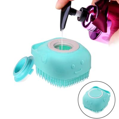 China All Household Bathing Pet Bathing Brush Children's Gel Bathing Silicone Brush for sale