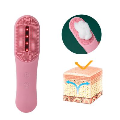 China Acne Treatment Electric Photon Rejuvenating Massage Facial Cleansing Brush for sale