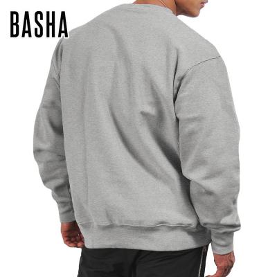 China BASHAsports breathable high quality blank unbranded oversized hoodie street wear fashion mens 3d hoodies custom logo sweatshirt for sale