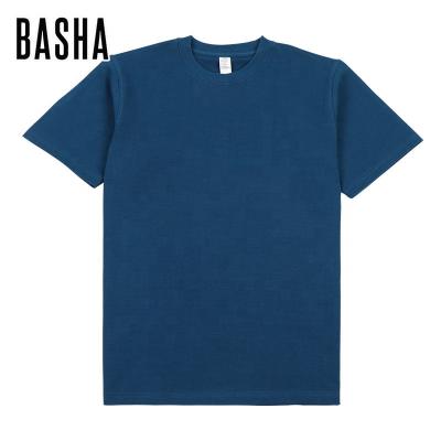 China BASHAsports Logo Printed Plain Oversized Tshirt Men's T-shirt Breathable 100% Cotton Mens Womens Blank Casual Tshirt Unisex for sale