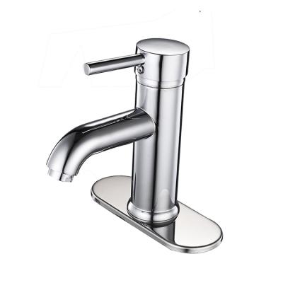 China Mix Tap BWE Single-Handle Modern Bathroom Faucet Hot And Cold Faucet To Deckplate Medical Faucet for sale