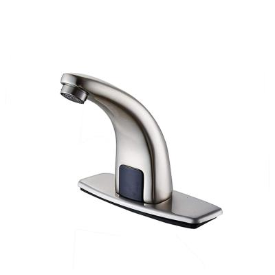 China Sense Faucets BWE Deck Mounted Faucet Smart Sensor With Touchless Automatic Infrared Sensor Faucet for sale