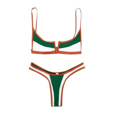 China Customizable Plus Size Factory Price Factory Price Logo Fashion Quick Dry Bikini Swimwear Sets for sale