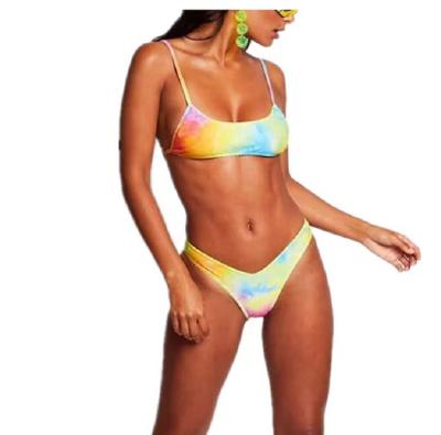 China Plus Size Customizable Best Packing Removable Coating UV Resistant Women's Swimwear Bikini Sets For Women for sale