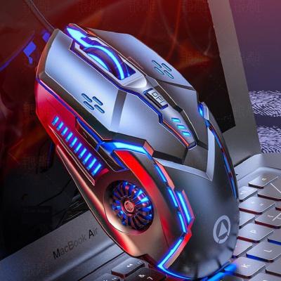 China Cool Light 3200 DPI Mini 2020 RGB Optical Silent USB Wired Gamer 6D Smart Mini Gaming Mouse G5 For Computer PC for sale