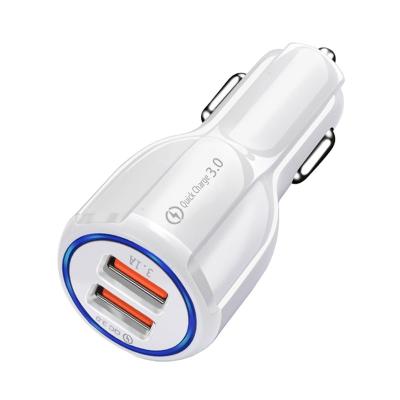 China For iphone Samsung Huawei xiaomi mobile phone fast charging 3.0 car charger for dual universal fast charging mobile phone Usb adapter car auto accessories Dropshipping 2020 for sale