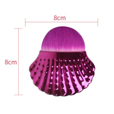 China Smudge Brush Powder Brush Shell Makeup Brush Fiber Base Single Base BB Brush Beauty Tools New Big Available for sale