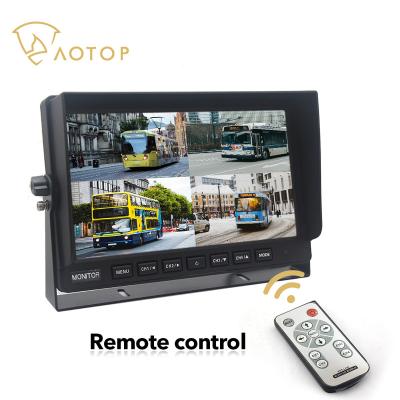 China Aotop 10.1 HD IPS RGB Panel Car Monitor 4Ch Full Blind Spot Vehicle Area Surveillance with 4 Backup Rear View Cameras for sale