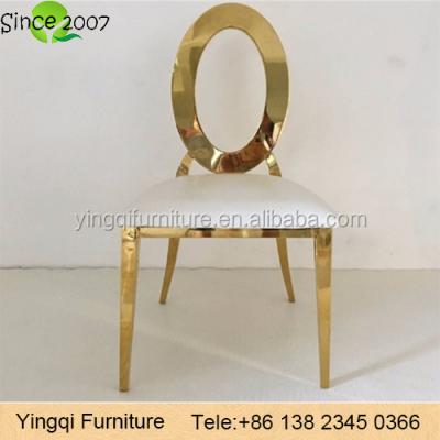 China Dining chair wedding stainless steel chairs for sale for sale