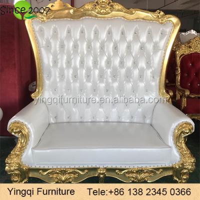 China Classic High Back Loveseat Sofa For Wedding Rental for sale