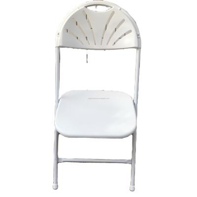 China Simple Design Wholesale Fan Back Outdoor Folding Chairs for sale