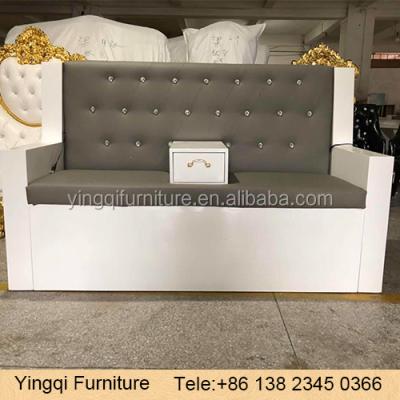 China Commercial Furniture Double Pedicure Equipment Salon Chair Pedicure Station for sale