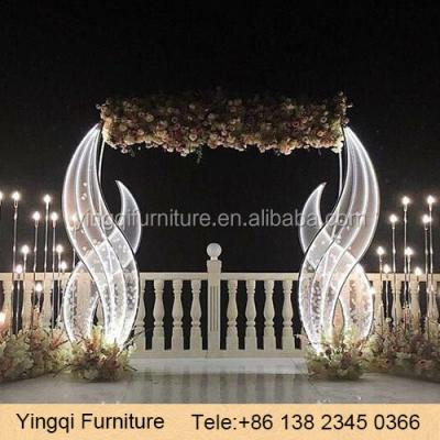 China Wedding Stage Decoration Wedding Stage Large Flower Stand for sale