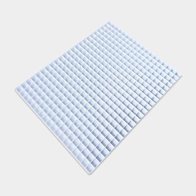 China Traditional Egg Crate Grill Plastic, High Quality Square Air Conditioner Ducting Shutter Tender Outlet Egg Crate for sale