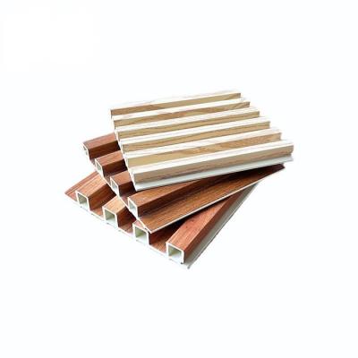 China New Modern Material Wood Grain Wpc Wall Panel PVC Wpc Panel For Saudi Arabia for sale