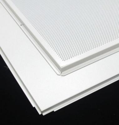 China Suspended Ceilings Artistic Aluminum Perforated Extend In Ceiling Panel for sale