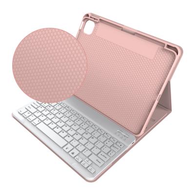 China Wireless High Quality Leather Keyboard Case For Computer Tablet Air 4 Keyboard Case 10.9 for sale