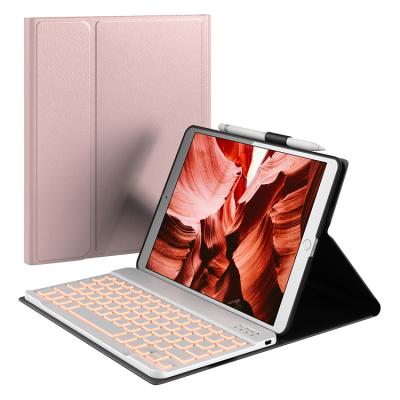 China PU Leather Wireless Keyboard Case Cover For Apple iPad 10.2 2019 2020 For iPad Air 7 8 for sale