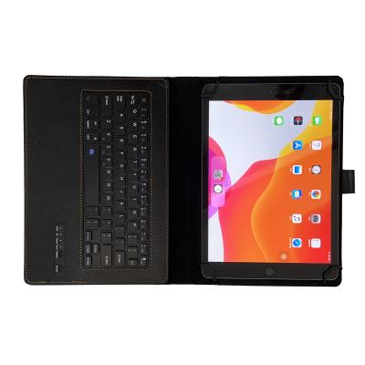 China Factory Supply Universal Wireless Case Keyboard Led 10 Inch For iPad Leather Case for sale