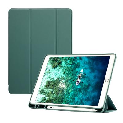 China 2020 Durable Shockproof Leather Pencil Holder TPU Tablet Case For iPad Pro 11 12.9 10.5 9.7 Air 4 10.9 for sale