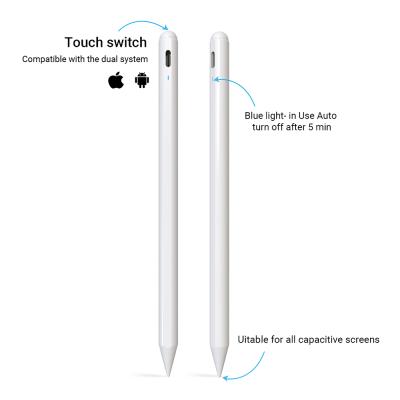 China Universal Compatibility for Apple Pencil Active Palm Rejection Stylus Pen for Apple Pencil iPad 2018 and 2019 2020 6th 7th gen /pro/mini/Air for sale