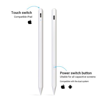 China Universal Compatibility Lapiz Tactil For Apple iPad Pencil 1 2 Generation Active Palm Rejection Stylus Pen For Apple Pencil for sale