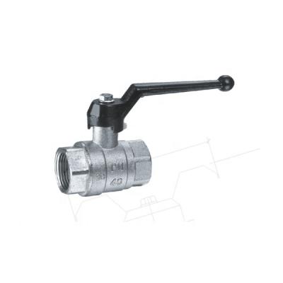 China OEM General Lockable Brass Ball Valve For Water Meter With Black Aluminum Handle Valve 3/4