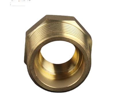 China General Brass Reducer Bush 1/4 - 2inch Brass Bushing Fitting For Copper Pipe for sale