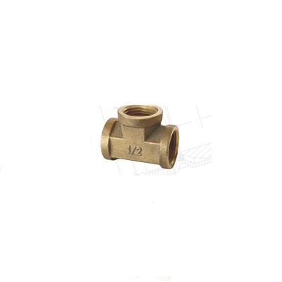 China General T BSP three way female eblow equal brass fitting for sale