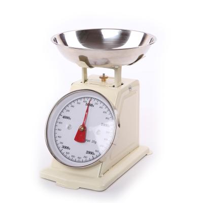 China With Accurate Scale Tray 5kg / 0.1kg With Bowl Weighing Mechanical Kitchen Scale for sale