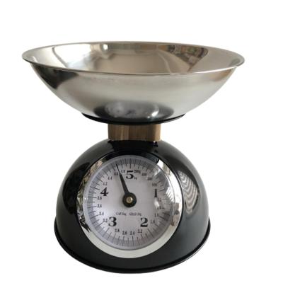 China With Tray Scale Metallic Precise Weighing With Mechanical Bowl Kitchen Scale for sale