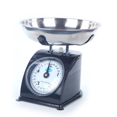 China With Scale Tray 5kg Universal Without Batteries Kitchen Metallic Mechanical Scale for sale